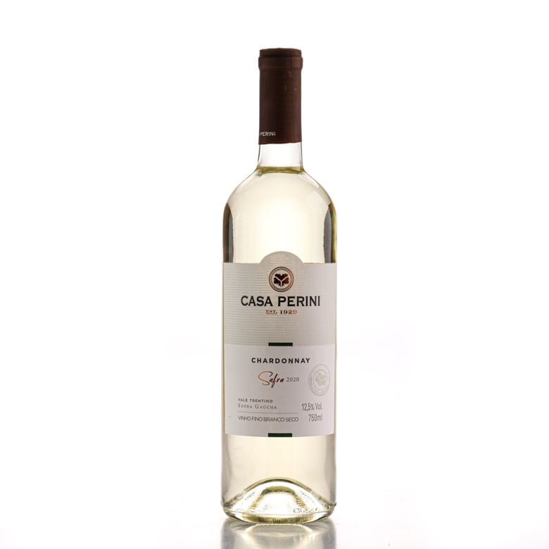 Vinho Brasileiro Branco Chardonnay Casa Perini Garrafa 750ml