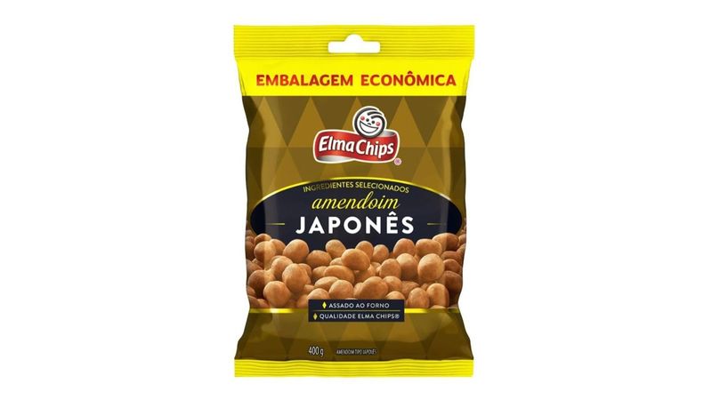 Amendoim Elma Chips Japonês 400g - Covabra