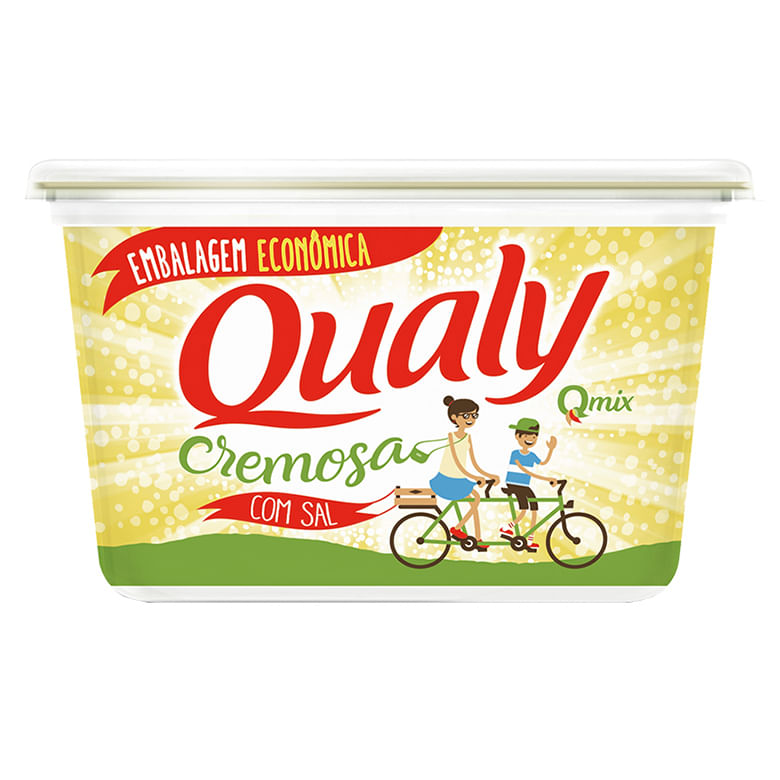 Margarina Qualy Com sal Pote com 1kg