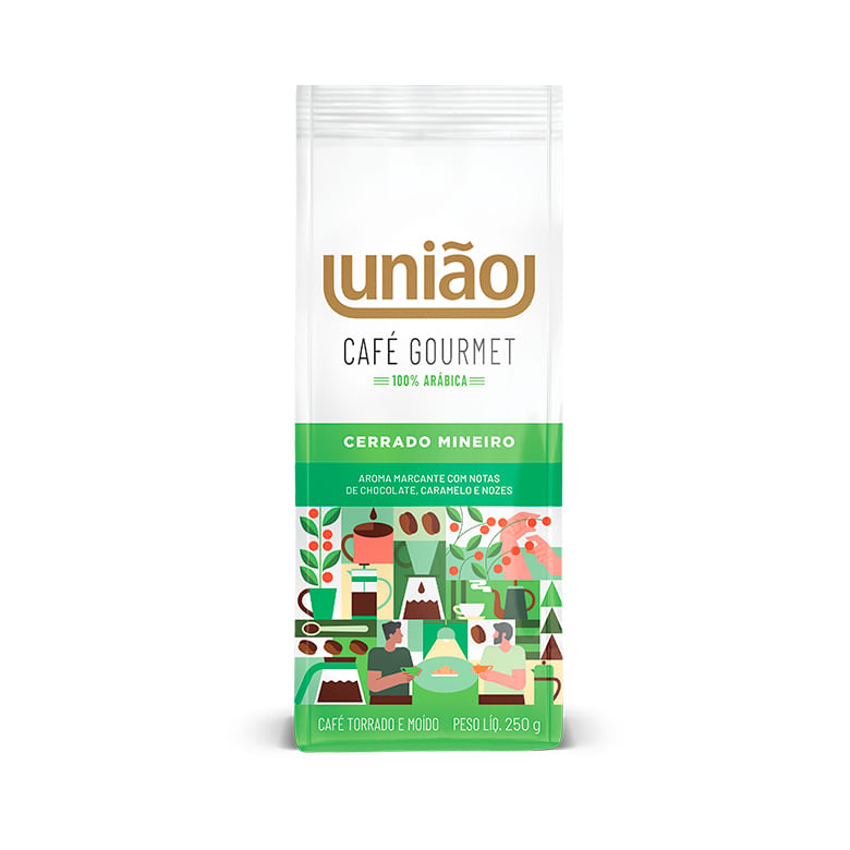 Café Gourmet União Cerrado Mineiro Pacote com 250g