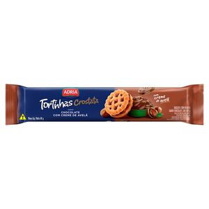 Biscoito Adria Tortinhas Crostata Chocolate com Creme Avelã 80g