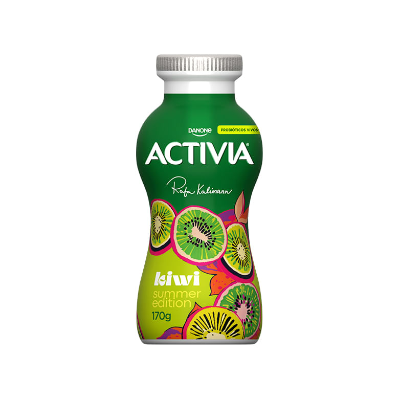 Leite Fermentado Activia Summer Edition Kiwi 170g - Covabra