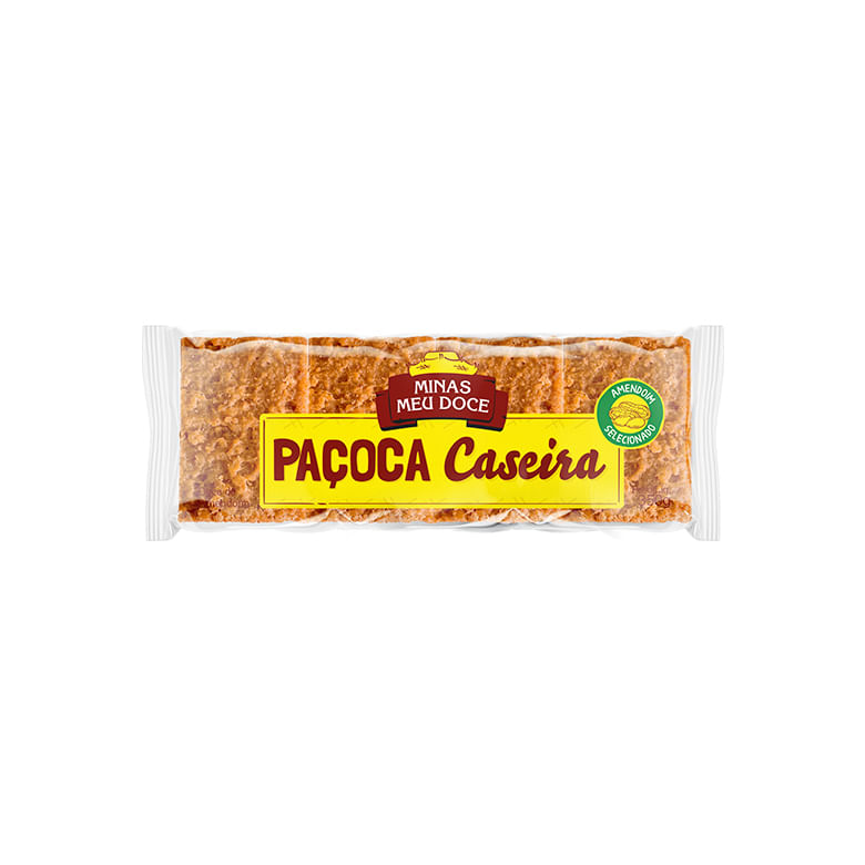Paçoca Minas Meu Doce Caseira em Barra 350g