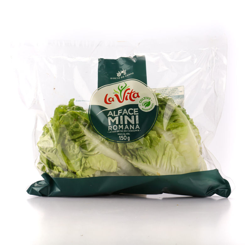 Mini Alface Romana La Vita Pacote 150g