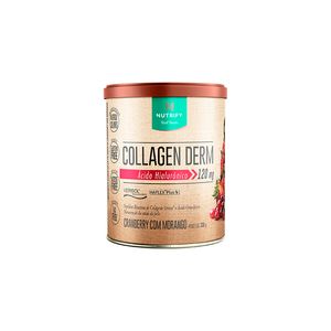 Colageno Nutrify Derm Acido Hialurônico 120g Cranberry com Morango 330g