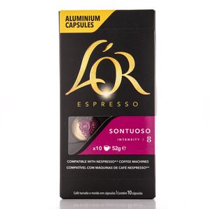 Café Lor Espresso Sontuoso com 10 Cápsulas 52g