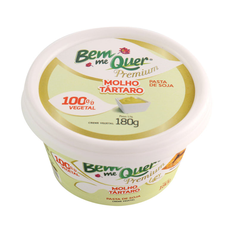 Pasta De Soja Sabor Molho Tartaro Bem Me Quer 180g