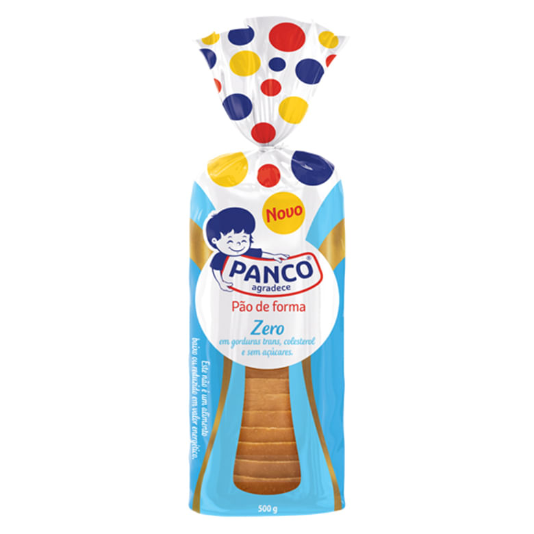 Pão de Forma Zero Açúcar Panco Pacote 500g