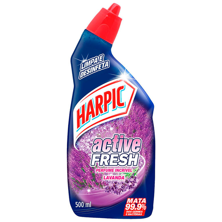 Limpador Harpic Active Fresh Lavanda 500ml - Covabra