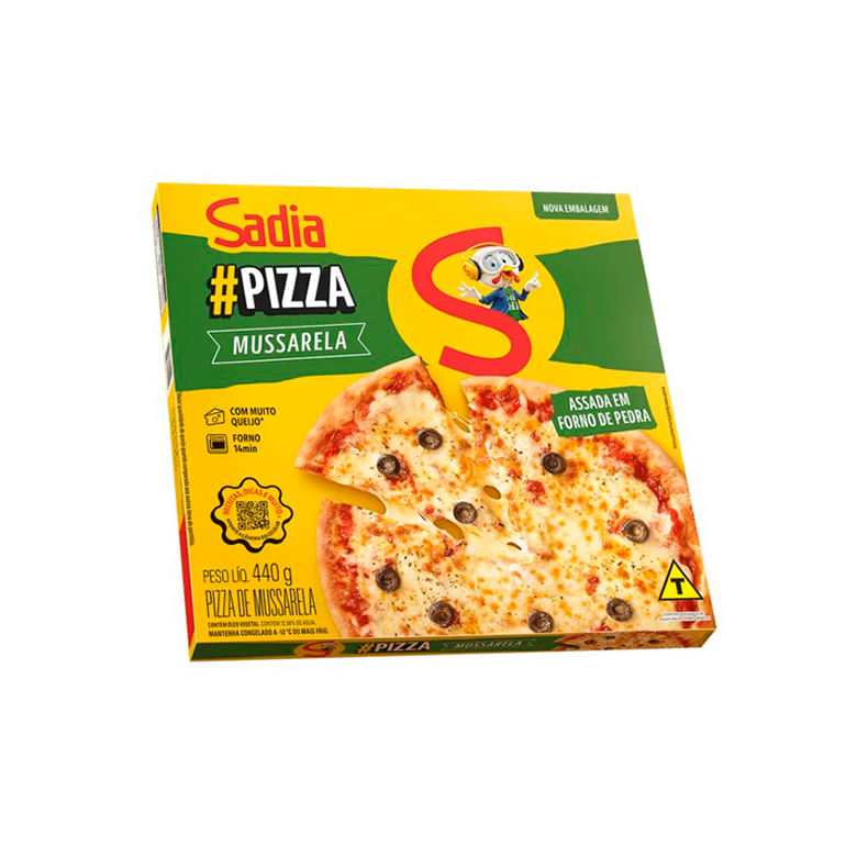 Pizza Sadia Mussarela 440g - Covabra