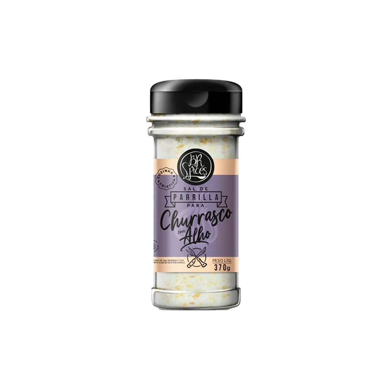 Sal Parrilla Br Spices Com Alho 370G