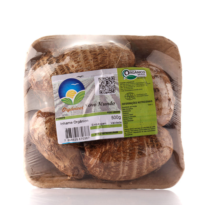 Inhame Sítio Novo Mundo Orgânico 500 g