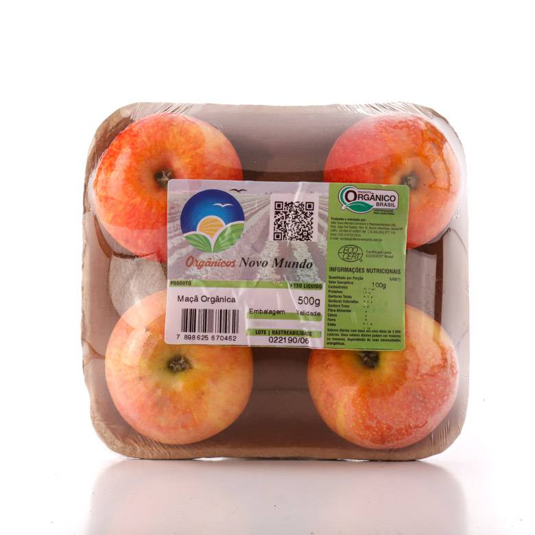Maçã Sítio Novo Mundo Orgânico 500g