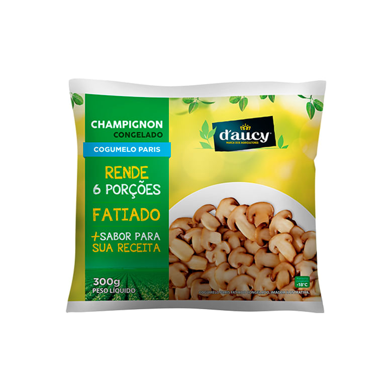 Champignon de Paris Congelado e Fatiado Daucy 300g