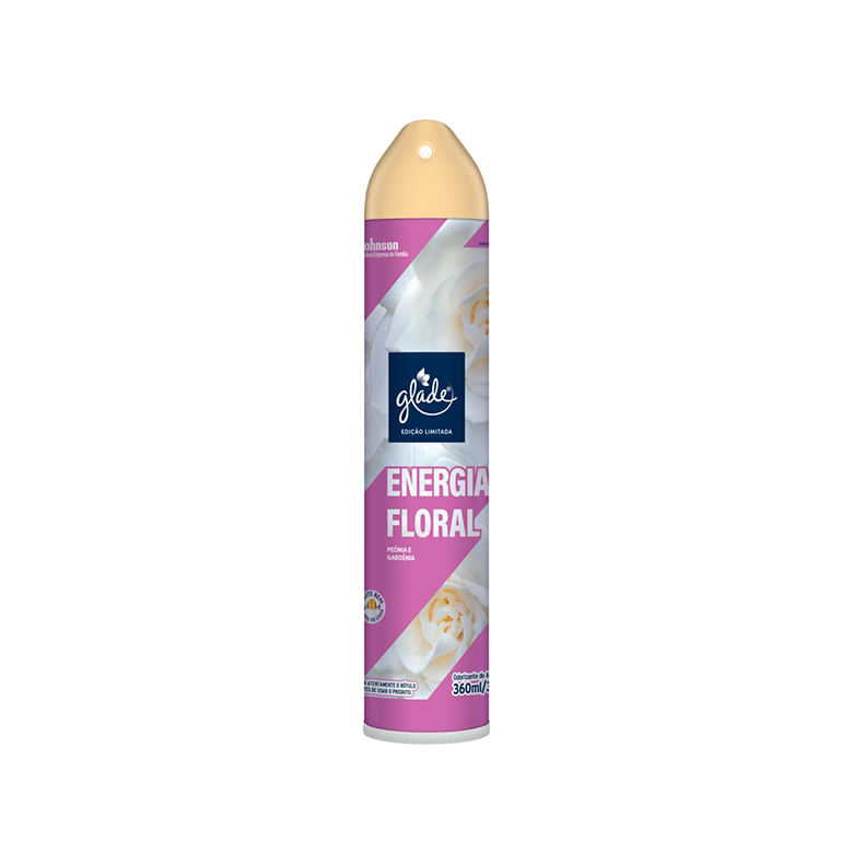 Odorizador Glade Edição Limitada Energia Floral Aerosol 360ml