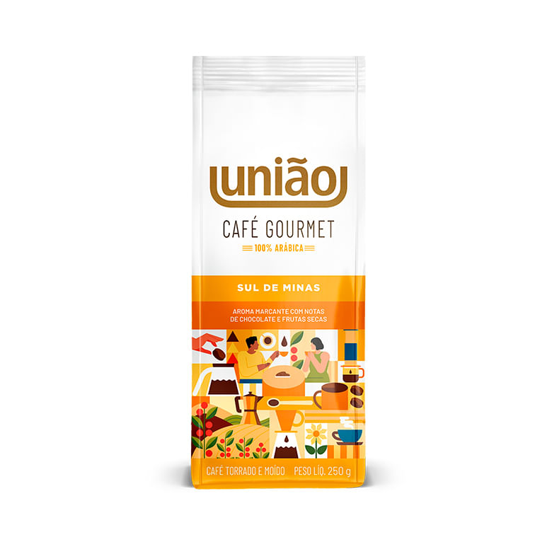 Café Gourmet União Sul de Minas Pacote com 250g