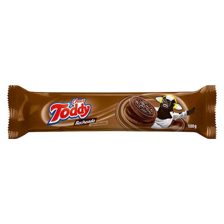 Biscoito Toddy Recheado Chocolate 100g