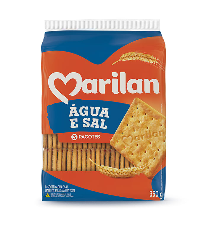 Biscoito de Água e Sal 350g - Marilan