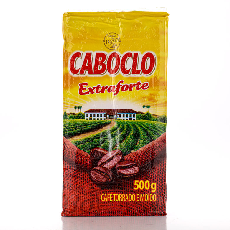 Café Torrado e Moído a Vácuo Extraforte Caboclo Pacote 500g