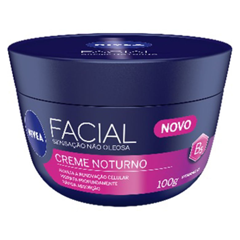 Creme Facial Nivea Noturno 100g