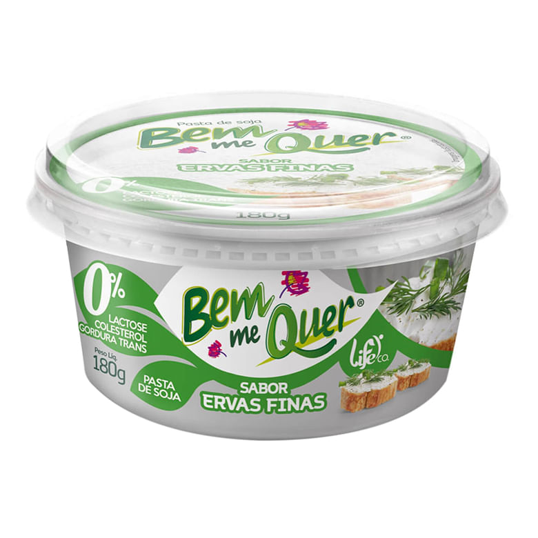 Pasta De Soja Sabor Ervas Finas Bem Me Quer 180g