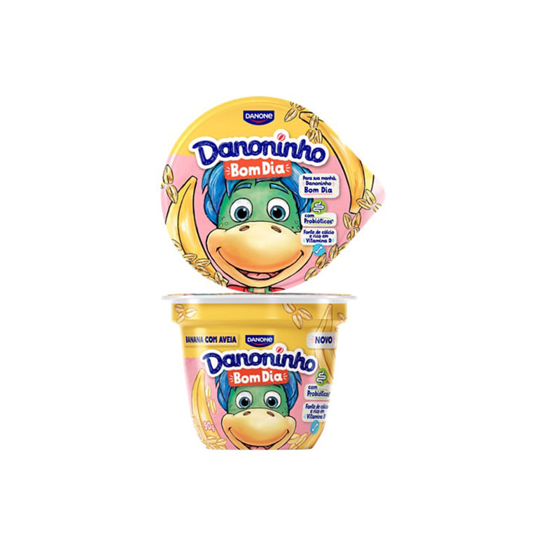 Iogurte Danoninho Bom Dia Banana com Aveia 90g