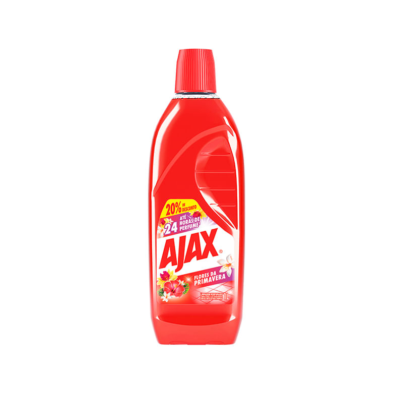 Limpador Ajax Concentrado Festa das Flores Primavera Lv 1l Pg