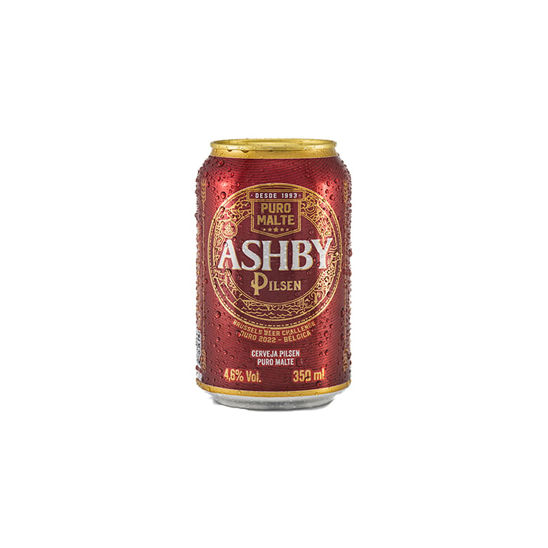 Cerveja Pilsen Puro Malte Ashby Lata 350Ml