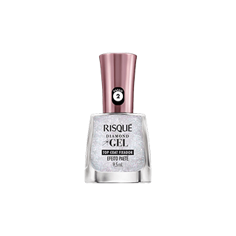 Esmalte Risque Base Diamond Gel Toap Coach Efeito Paete Un - Covabra