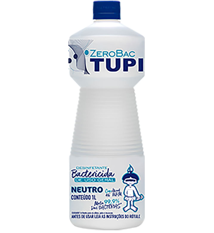 Álcool Tupi Zerobac 46,2 Inpm 1l - Covabra