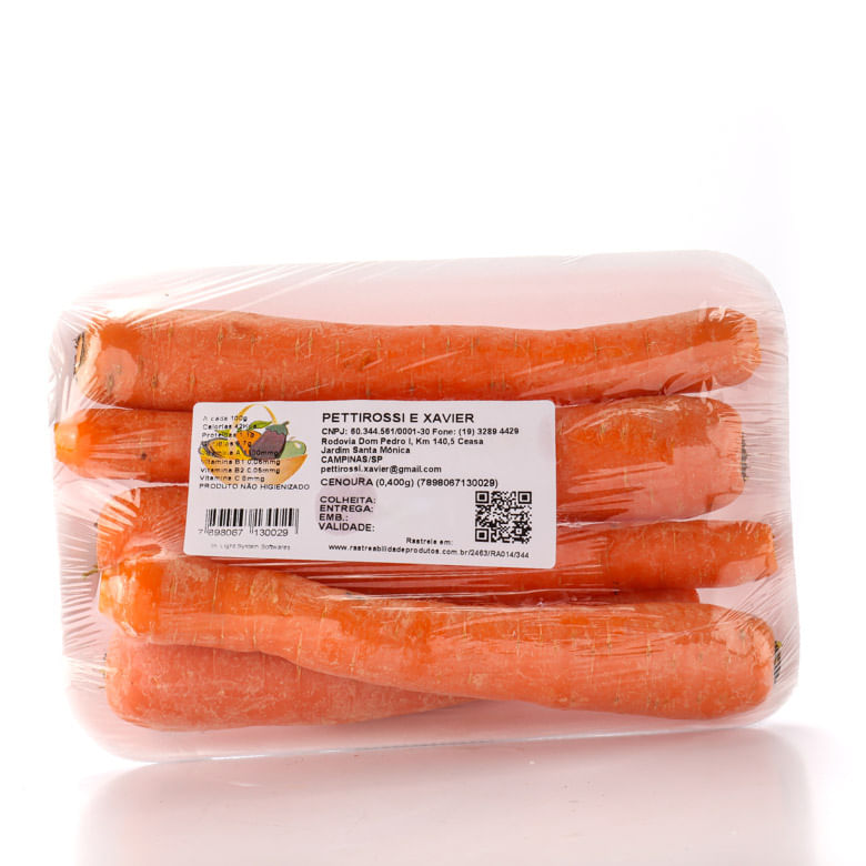 Cenoura Pettirossi Xavier 300g