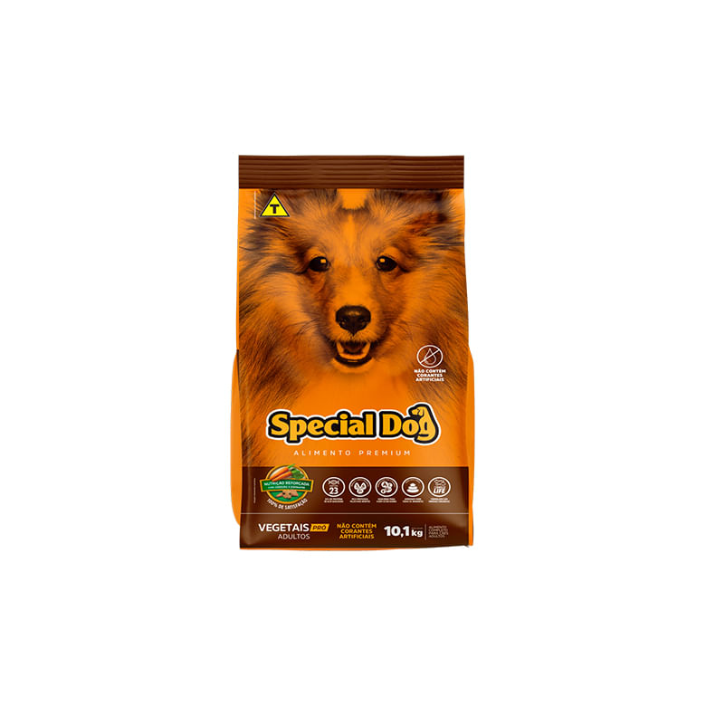 Alimento para Cães Special Dog Adultos Vegetais Pró 10,1kg - Covabra