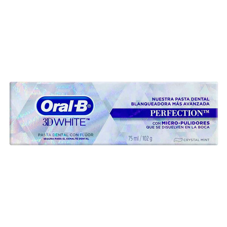Creme Dental Oral-B 3D White Perfection 75g - Covabra