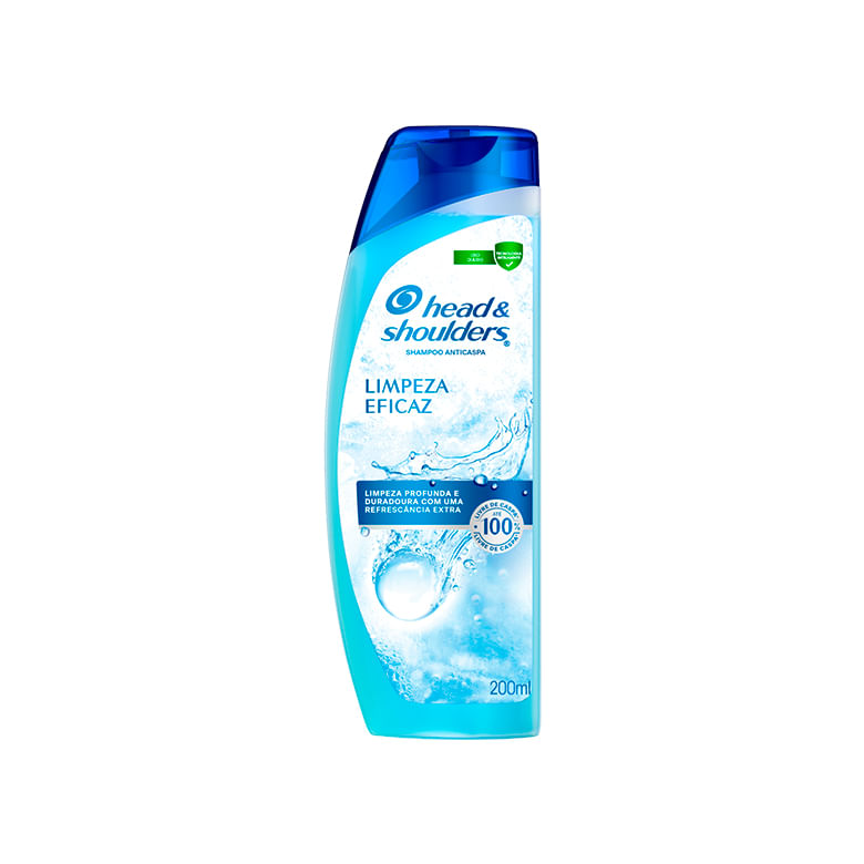Shampoo para Cabelos Head & Shoulders Limpeza Eficaz 200ml - Covabra