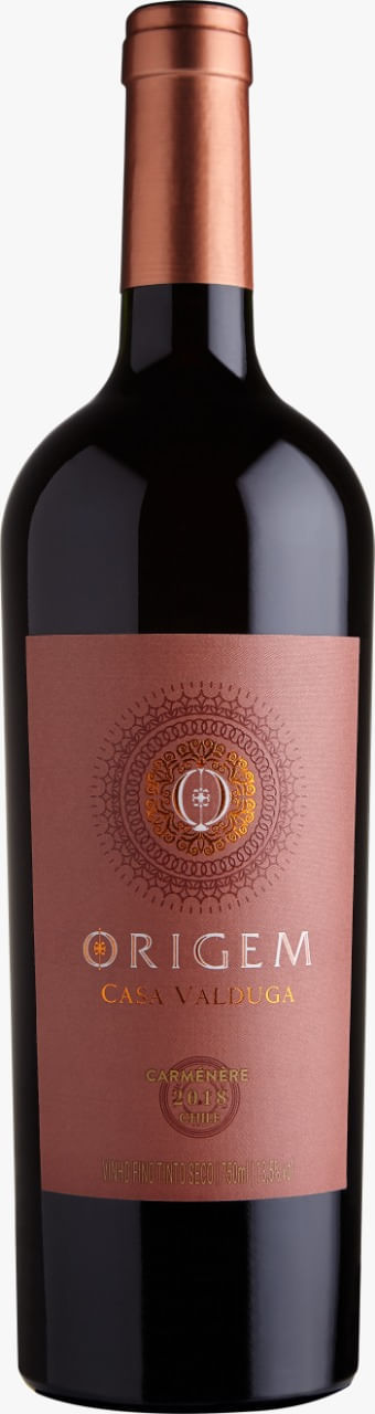 Vinho Tinto Casa Valduga Origem Carménère 750ml Brasileiro