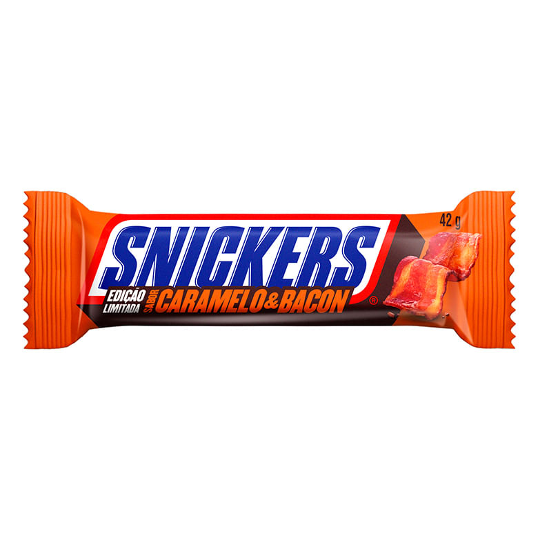 Chocolate Snickers Caramelo e Bacon 42g - Covabra