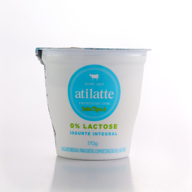 Iogurte Integral Zero Lactose Atilatte 170 G