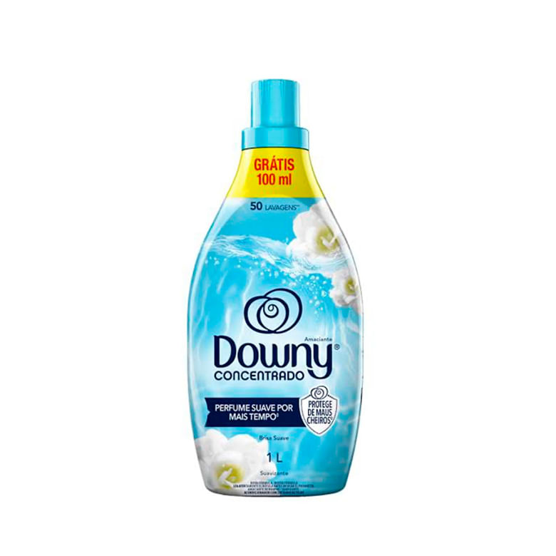 Amaciante Roupas Downy Concentrado Brisa Suave Grátis 100ml 1l
