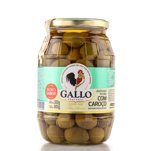 Azeitona Gallo Verde com Caroço Vidro 500 g