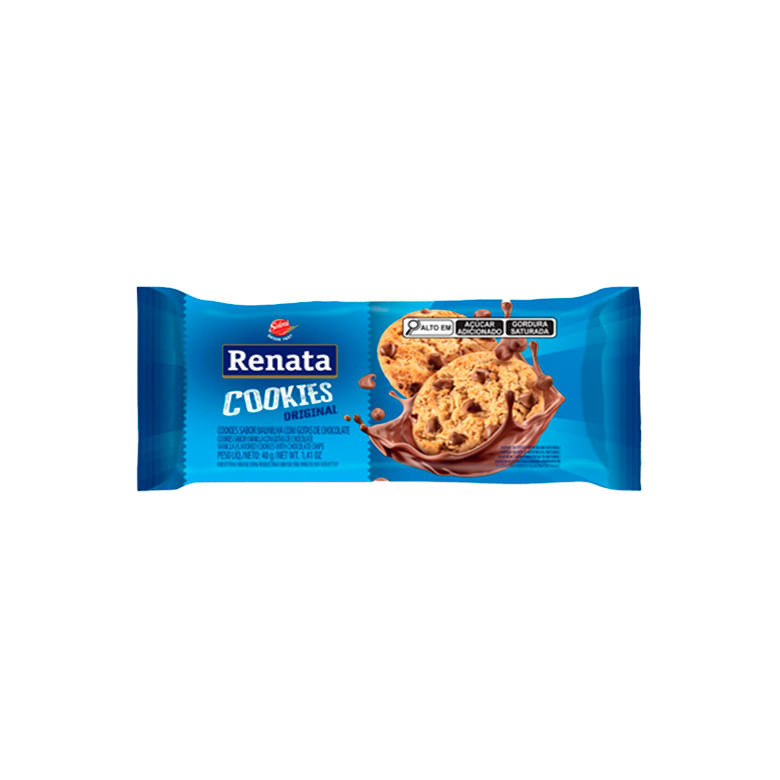 Biscoito Renata Cookies Original 40g - Covabra