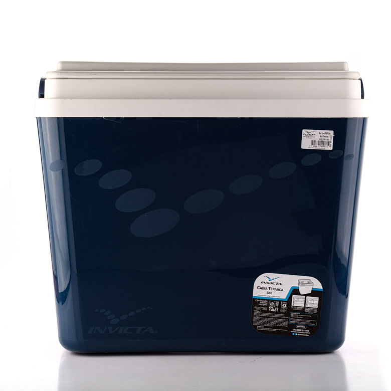 Caixa Térmica Invicta Pop Azul 34 Litros - Covabra