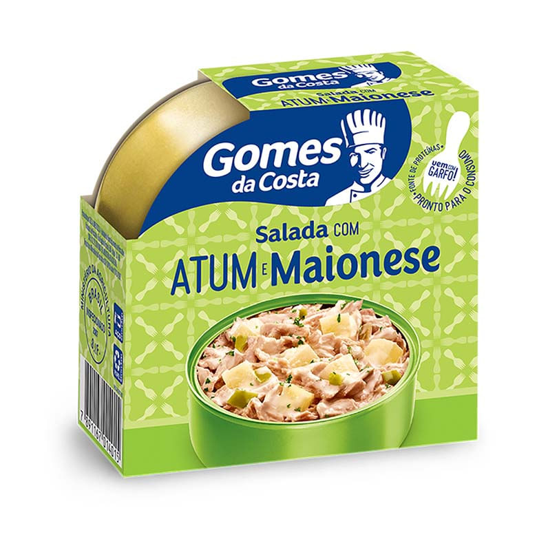 Salada com Batata, Atum, Maionese e Azeitonas Gomes da Costa 170g