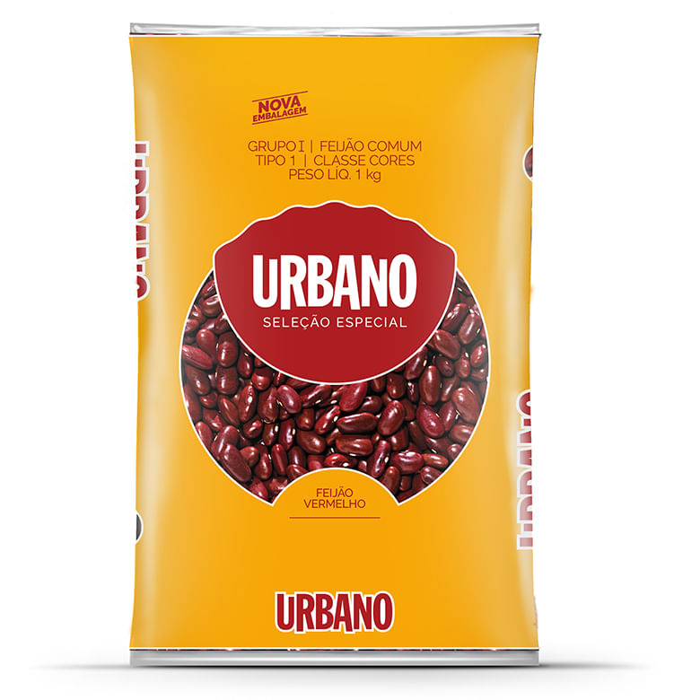 Feijão Vermelho Tipo 1 Urbano Pacote 1kg