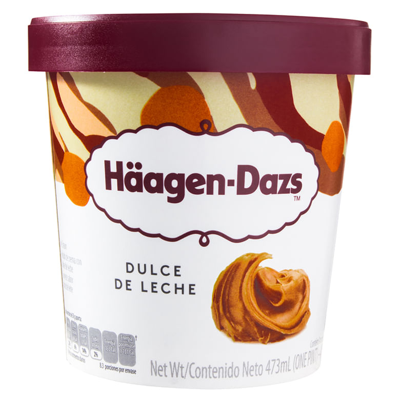 Sorvete Haagen Dazs Doce de Leite Pote 473ml - Covabra