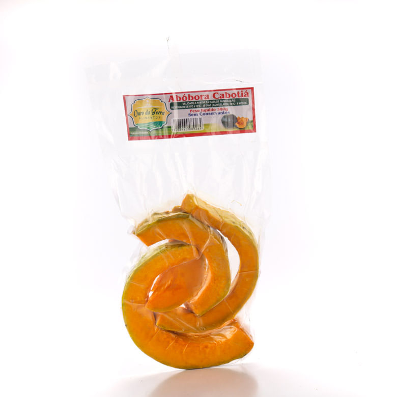 Abóbora Cabotiá Ouro Aa Terra 500g