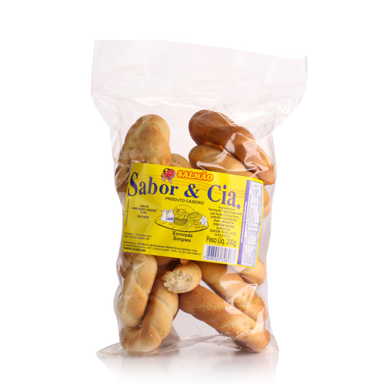 Biscoito Sabor & Cia Enrolado Simples 200g