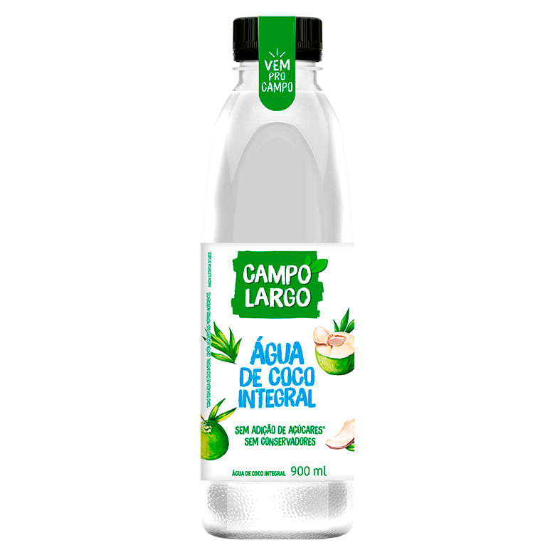 Água De Coco Campo Largo Integral 900ml - Covabra