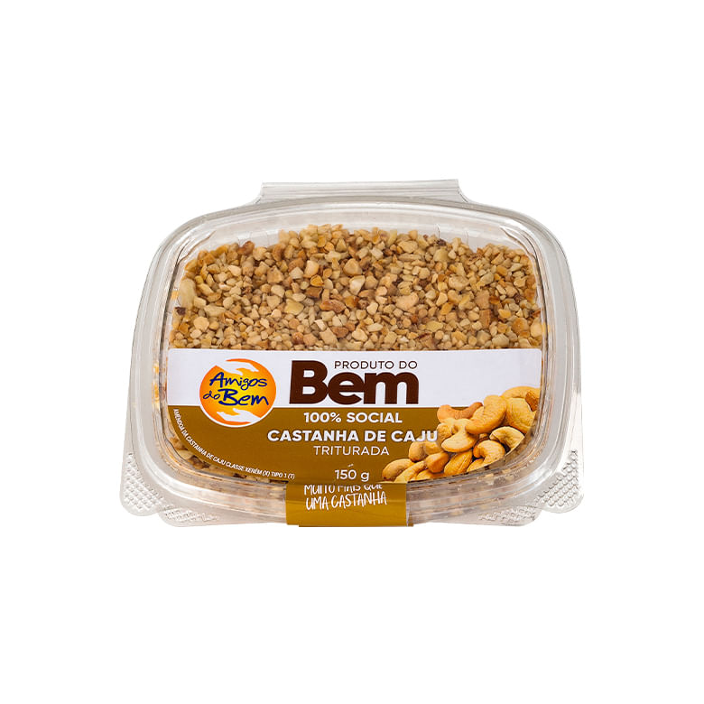 Castanha de Caju Triturada Torrada Amigos Do Bem 150 g