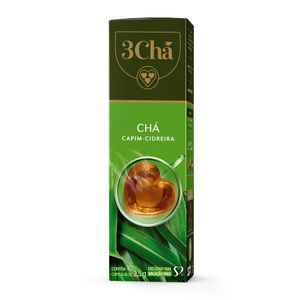 Capsula de Chá Capim Cidreira 3 Corações 10 unid