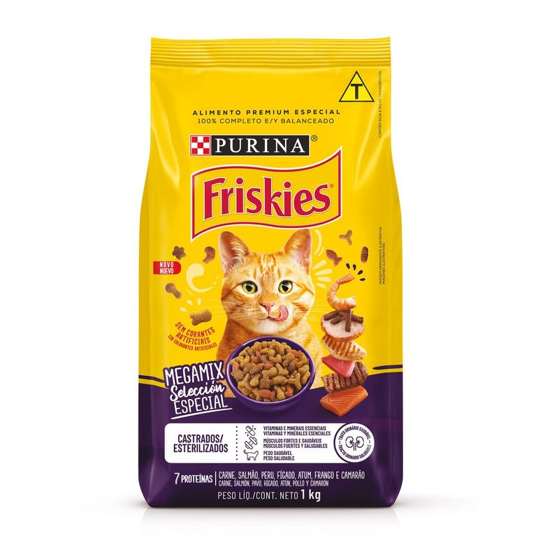 7891000257944-NESTLÉ®PURINA®FRISKIES®RaçãoSecaparaGatosAdultosMegamixCastrados1kg-1.jpg